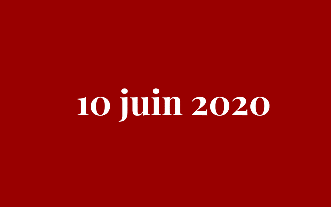 Réouverture le 10 juin 2020