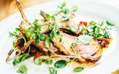 Carré d’agneau au pesto de tomates séchées