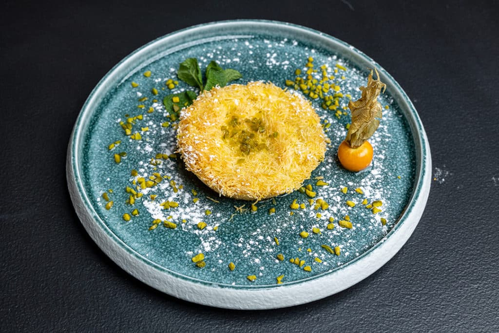 Kenafa - Syrie, Bouchée au fromage et vermicelles