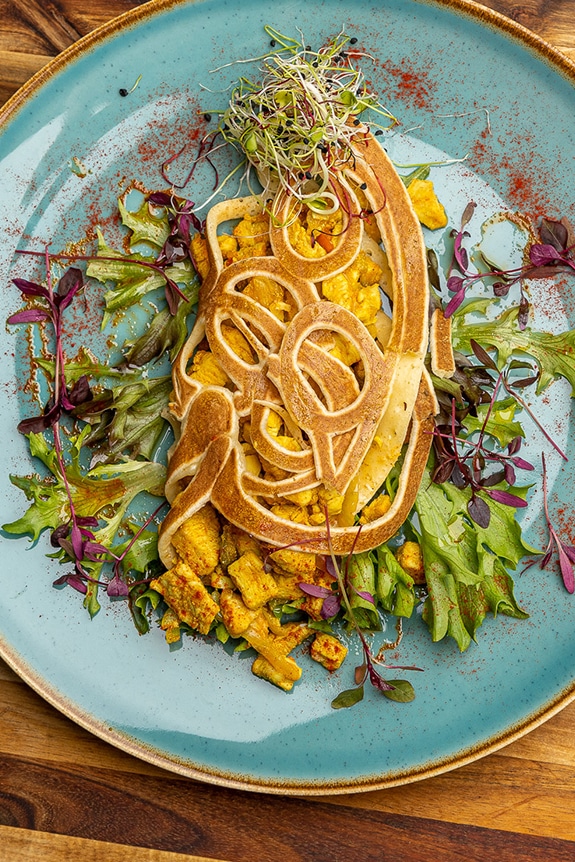 Dentelle Toyug, Crêpe farcie au poulet et légumes